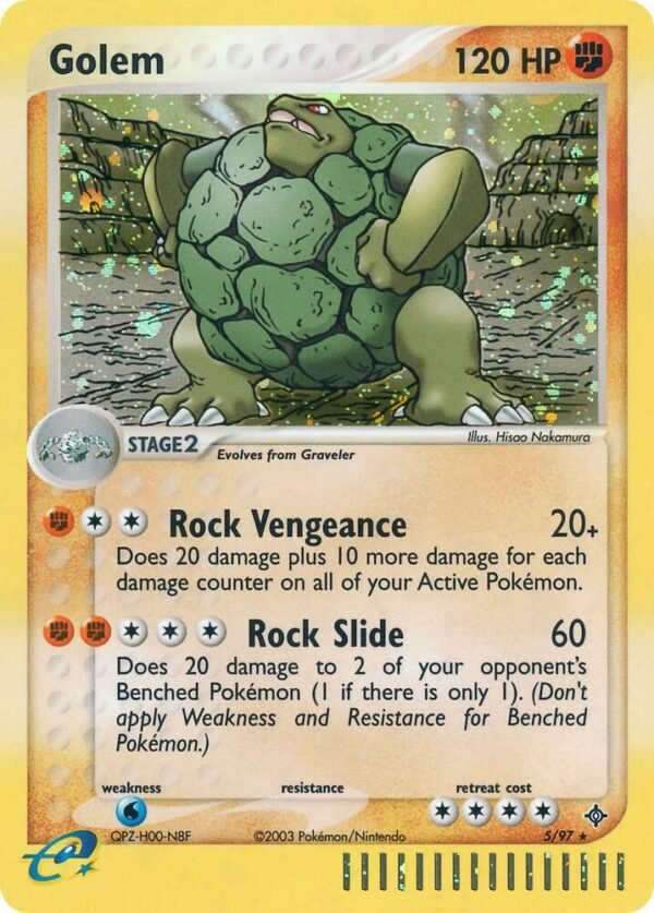 Golem 5/97 Holofoil Dragon