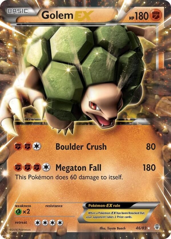 Golem EX 46/83 Holofoil Generations Golem EX 46/83 Holofoil Generations