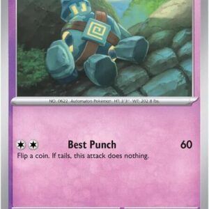Golett 042/086 Reverse Holofoil SV: Black Bolt Golett 042/086 Reverse Holofoil SV: Black Bolt