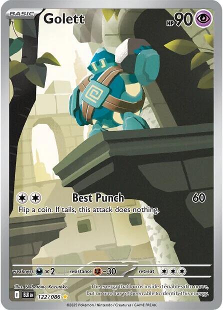 Golett 122/086 Holofoil SV: Black Bolt