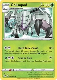 Golisopod | 018/189 | Reverse Holofoil | SWSH03: Darkness Ablaze