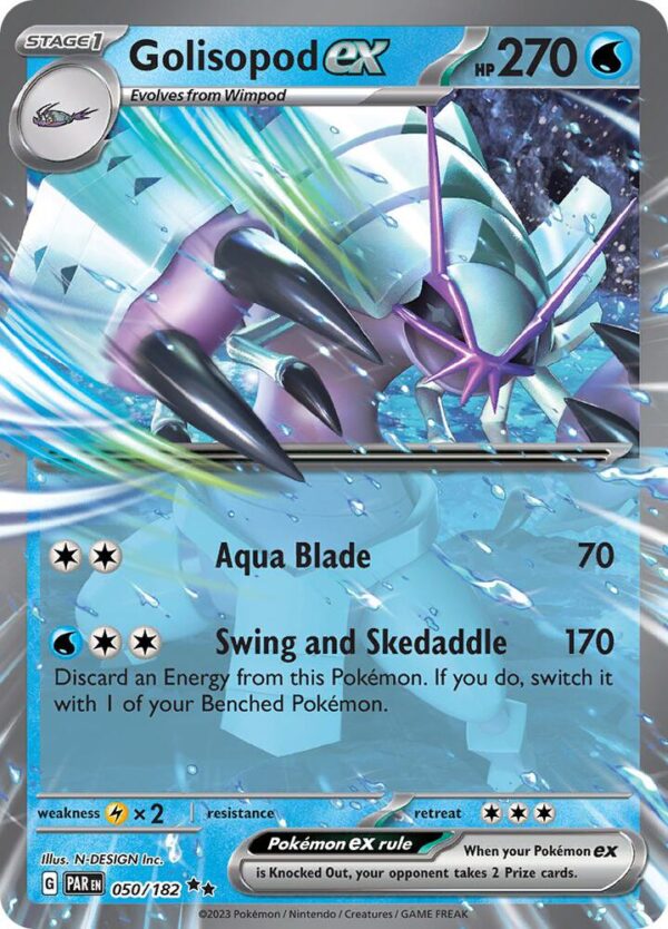 Golisopod ex 050/182 Holofoil SV04: Paradox Rift Golisopod ex 050/182 Holofoil SV04: Paradox Rift