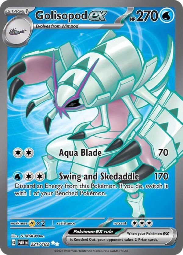 Golisopod ex 221/182 Holofoil SV04: Paradox Rift Golisopod ex 221/182 Holofoil SV04: Paradox Rift