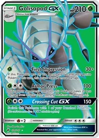 Golisopod GX (Full Art) | 129/147 | Holofoil | SM - Burning Shadows