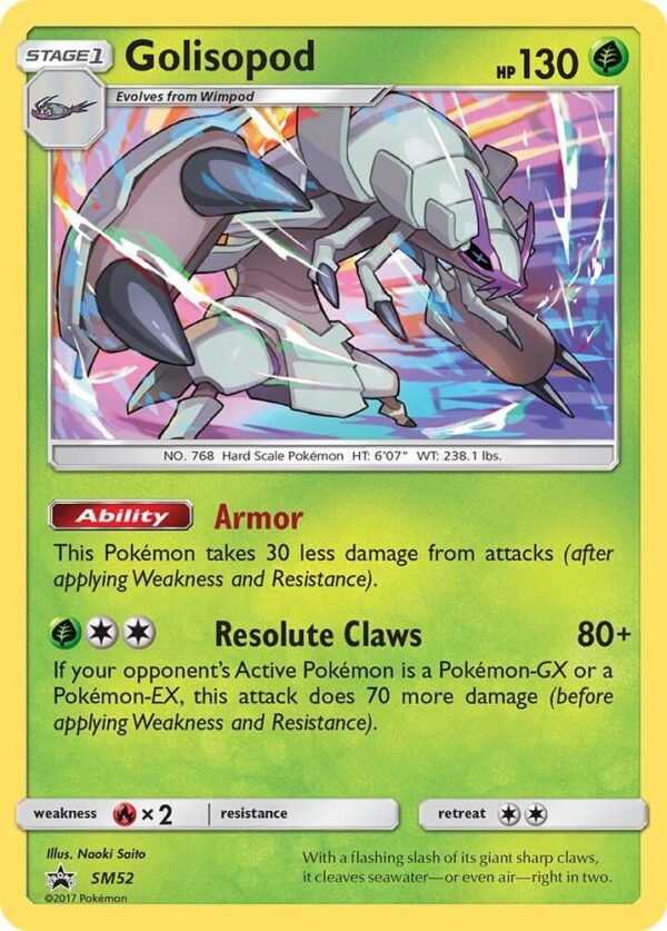 Golisopod SM52 Holofoil SM Promos Golisopod SM52 Holofoil SM Promos