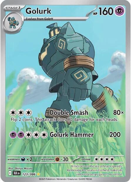 Golurk 123/086 Holofoil SV: Black Bolt Golurk 123/086 Holofoil SV: Black Bolt