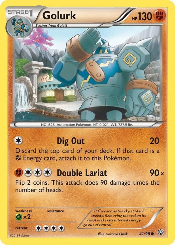 Golurk (41) 41/98 Normal XY – Ancient Origins Golurk (41) 41/98 Normal XY – Ancient Origins