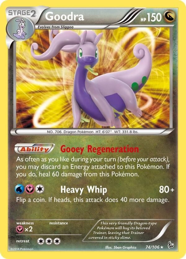 Goodra 74/106 Reverse Holofoil XY – Flashfire Goodra 74/106 Reverse Holofoil XY – Flashfire