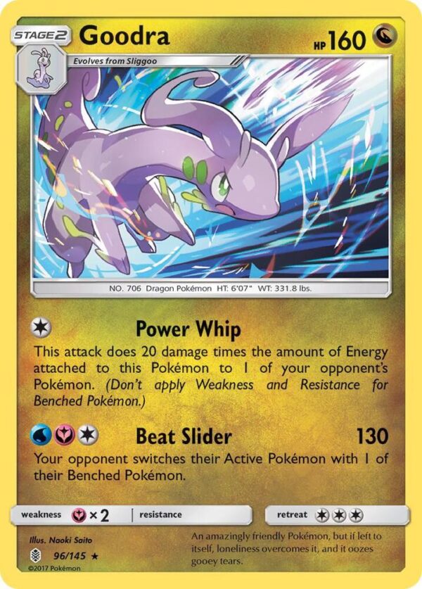 Goodra 96/145 Holofoil SM – Guardians Rising