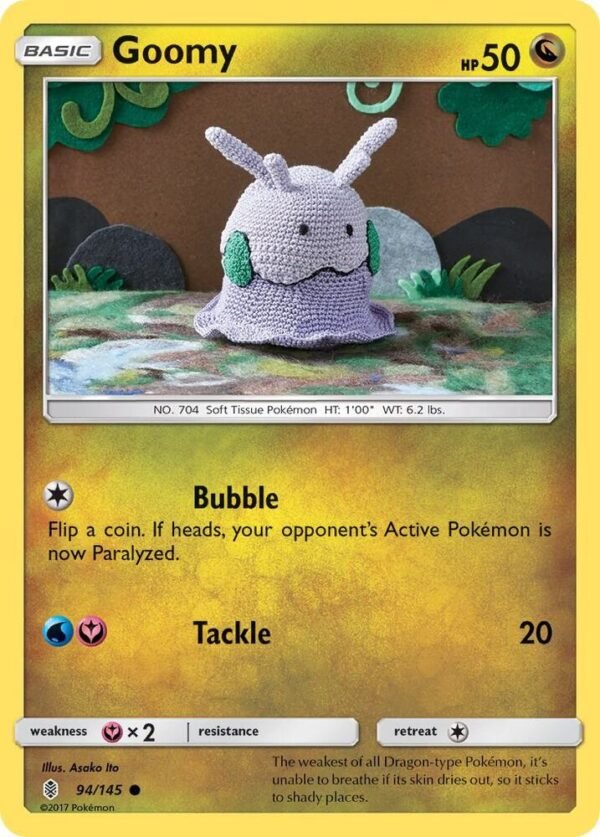 Goomy 94/145 Reverse Holofoil SM – Guardians Rising