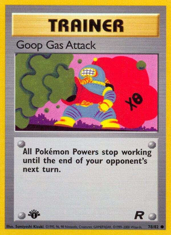 Goop Gas Attack 78/82 1st Edition Team Rocket Goop Gas Attack 78/82 1st Edition Team Rocket