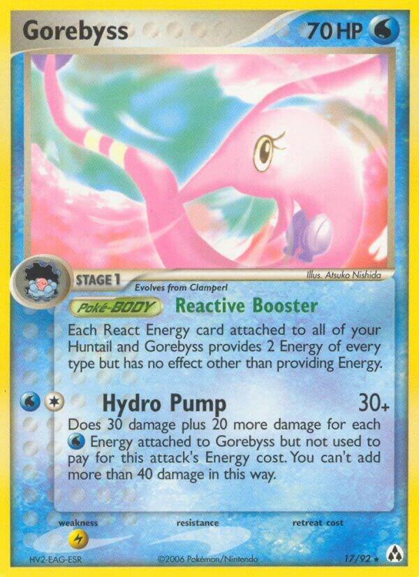 Gorebyss 17/92 Reverse Holofoil Legend Maker Gorebyss 17/92 Reverse Holofoil Legend Maker