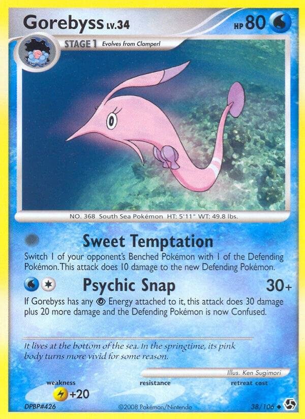 Gorebyss 38/106 Reverse Holofoil Great Encounters Gorebyss 38/106 Reverse Holofoil Great Encounters