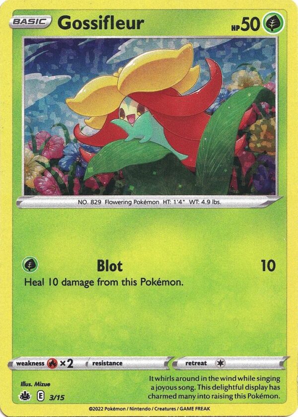 Gossifleur 3/15 003/015 Holofoil McDonald’s Promos 2022