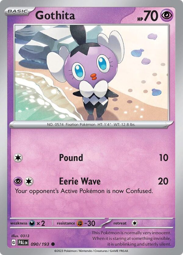 Gothita 090/193 Normal SV02: Paldea Evolved Gothita 090/193 Normal SV02: Paldea Evolved