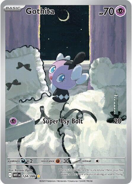 Gothita 124/086 Holofoil SV: White Flare