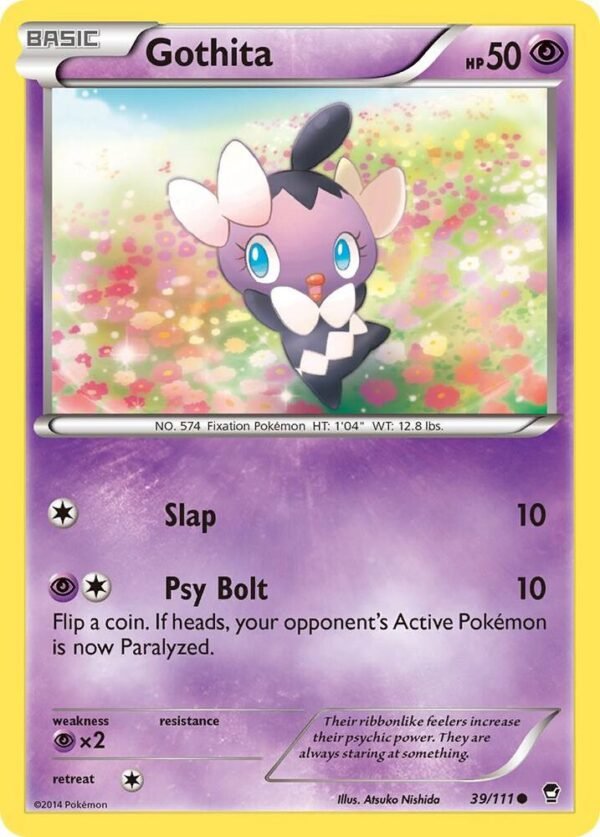 Gothita 39/111 Reverse Holofoil XY – Furious Fists