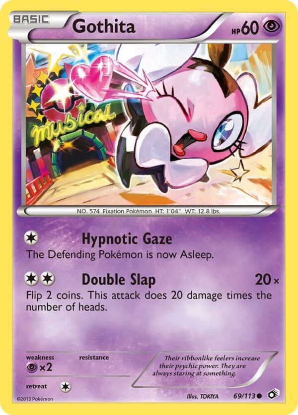 Gothita (69) 69/113 Reverse Holofoil Legendary Treasures