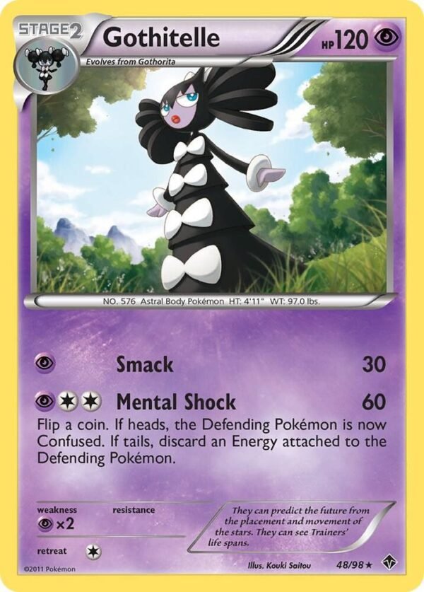 Gothitelle (48) 48/98 Reverse Holofoil Emerging Powers