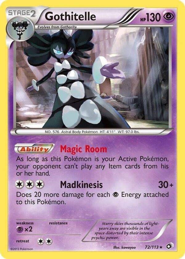 Gothitelle 72/113 Holofoil Legendary Treasures