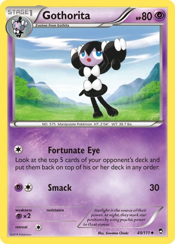 Gothorita 40/111 Reverse Holofoil XY – Furious Fists Gothorita 40/111 Reverse Holofoil XY – Furious Fists