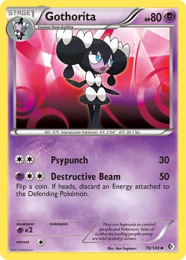 Gothorita 76/149 Reverse Holofoil Boundaries Crossed