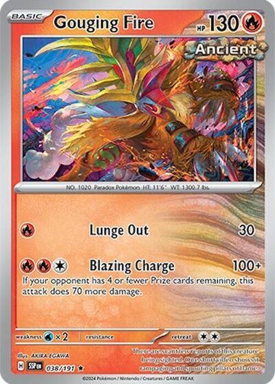 Gouging Fire 038/191 Normal Deck Exclusives