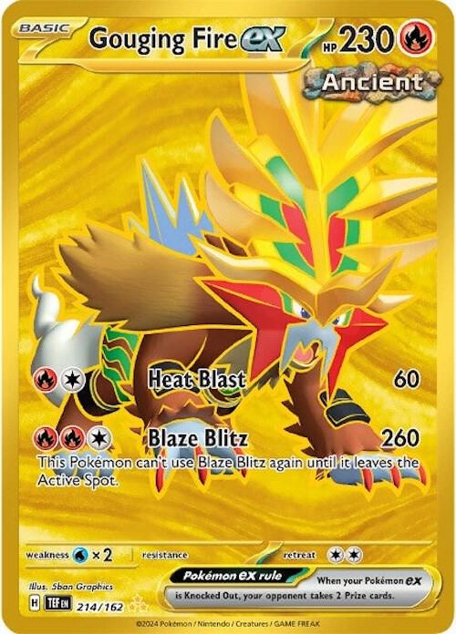 Gouging Fire ex 214/162 Holofoil SV05: Temporal Forces Gouging Fire ex 214/162 Holofoil SV05: Temporal Forces