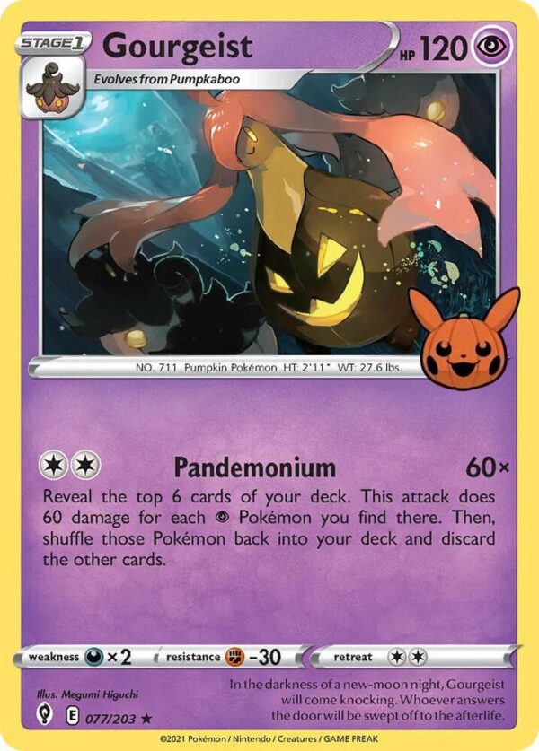 Gourgeist 077/203 Holofoil Trick or Trade BOOster Bundle