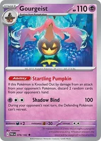 Gourgeist | 078/182 | Reverse Holofoil | SV04: Paradox Rift