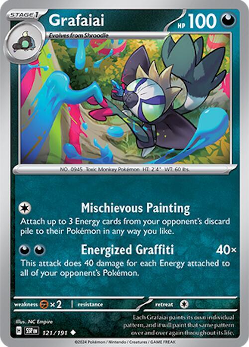 Grafaiai 121/191 Normal SV08: Surging Sparks Grafaiai 121/191 Normal SV08: Surging Sparks