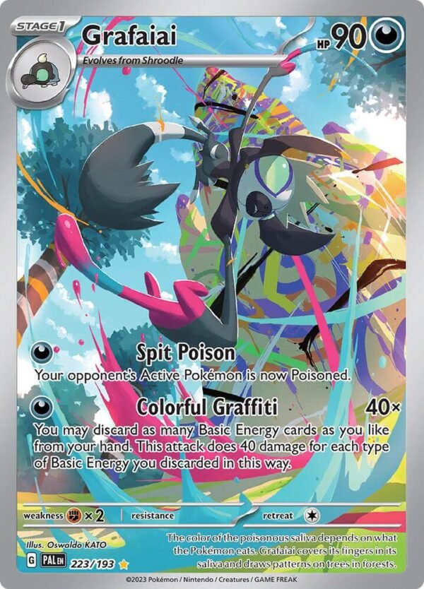 Grafaiai 223/193 Holofoil SV02: Paldea Evolved Grafaiai 223/193 Holofoil SV02: Paldea Evolved