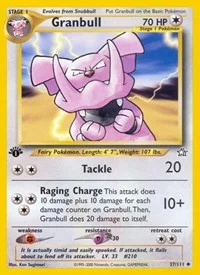 Granbull | 037/111 | Unlimited | Neo Genesis