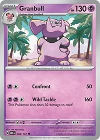 Granbull | 088/197 | Reverse Holofoil | SV03: Obsidian Flames