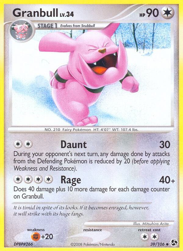 Granbull 39/106 Reverse Holofoil Great Encounters Granbull 39/106 Reverse Holofoil Great Encounters