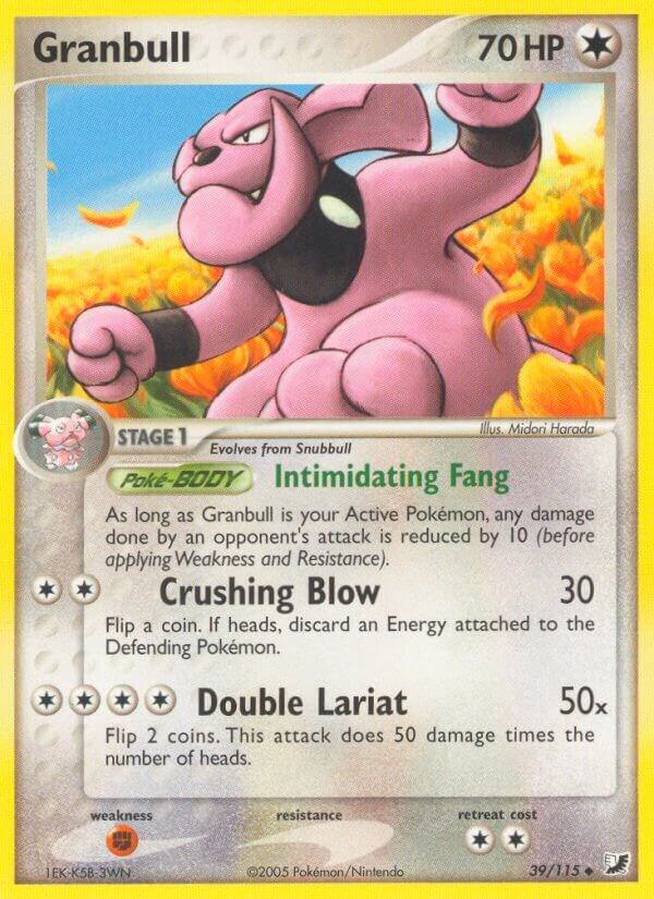 Granbull 39/115 Reverse Holofoil Unseen Forces Granbull 39/115 Reverse Holofoil Unseen Forces