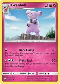 Granbull | 91/149 | Normal | SM Base Set Granbull | 91/149 | Normal | SM Base Set