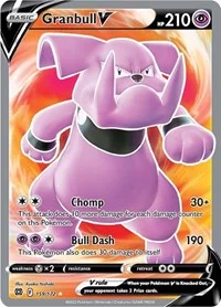 Granbull V (Full Art) | 159/172 | Holofoil | SWSH09: Brilliant Stars