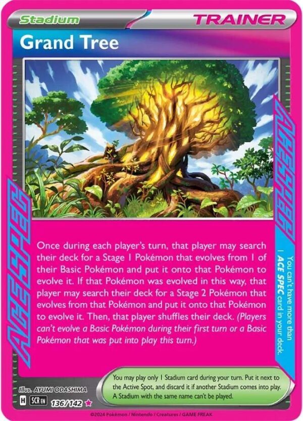 Grand Tree 136/142 Holofoil SV07: Stellar Crown