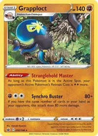 Grapploct | 092/198 | Reverse Holofoil | SWSH06: Chilling Reign