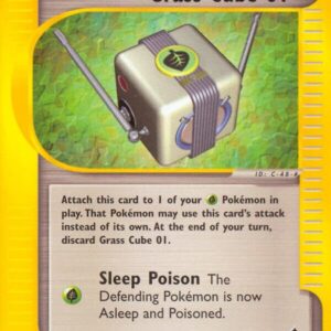 Grass Cube 01 124/127 Reverse Holofoil Aquapolis