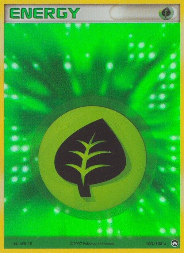 Grass Energy 103/108 Holofoil Power Keepers