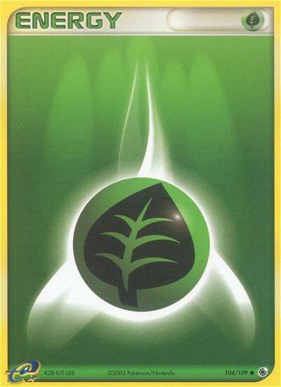 Grass Energy 104/109 Reverse Holofoil Ruby and Sapphire
