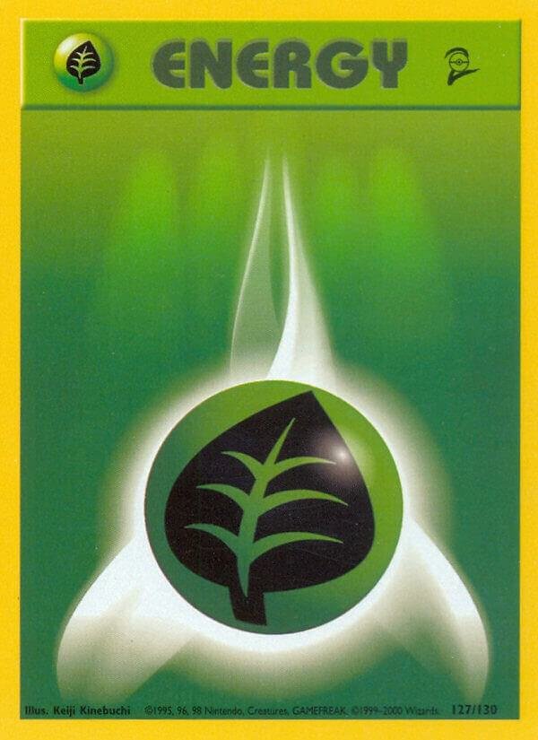 Grass Energy 127/130 Normal Base Set 2 Grass Energy 127/130 Normal Base Set 2