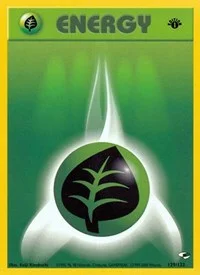 Grass Energy | 129/132 | 1st Edition | Gym Heroes