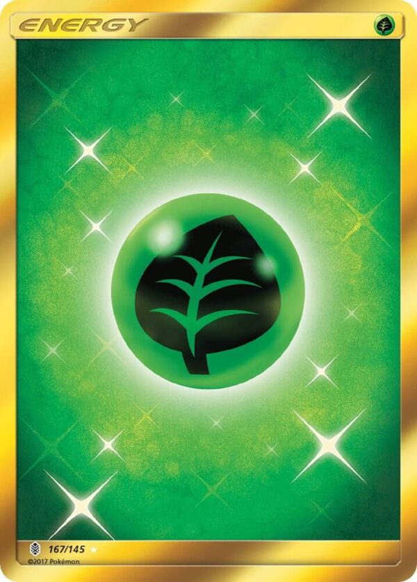 Grass Energy (Secret) 167/145 Holofoil SM – Guardians Rising