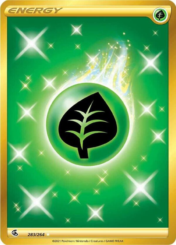 Grass Energy (Secret) 283/264 Holofoil SWSH08: Fusion Strike