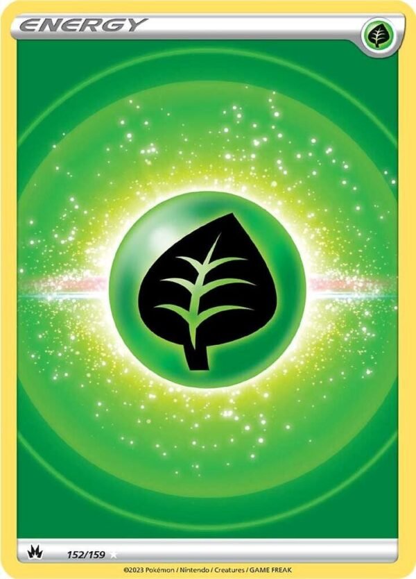 Grass Energy (Texture Full Art) 152/159 Holofoil Crown Zenith