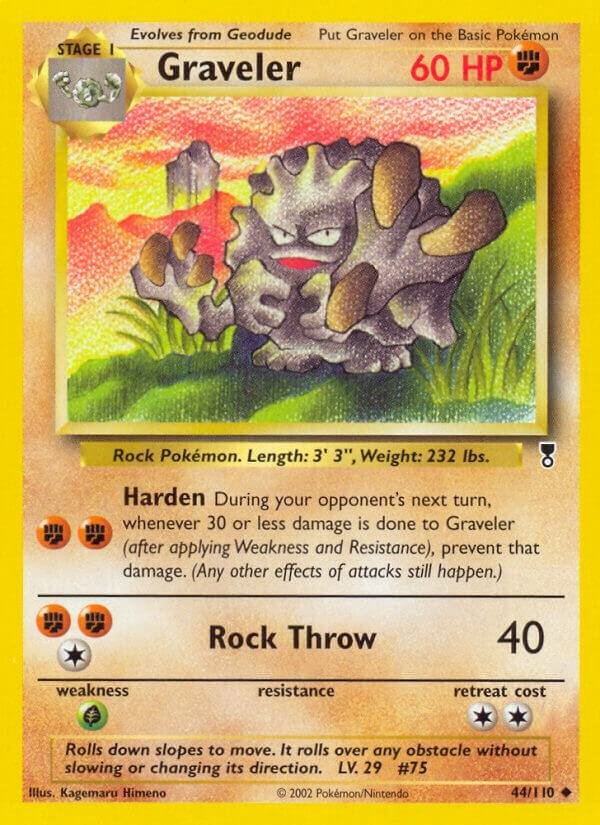 Graveler 044/110 Reverse Holofoil Legendary Collection Graveler 044/110 Reverse Holofoil Legendary Collection