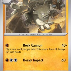 Graveler 075/165 Reverse Holofoil SV: Scarlet & Violet 151